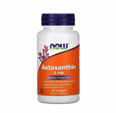 #NOW Astaxanthin 4mg 90 sgels — 65fit