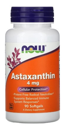 #NOW Astaxanthin 4mg 90 sgels — 65fit