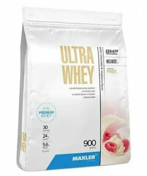 #Maxler Ultra Whey 900g White Chocolate &Raspberry фото 1 — 65fit