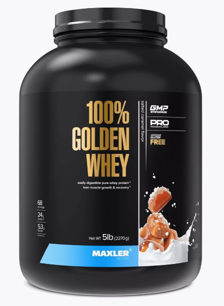 #Maxler Golden Whey 2lb Salted Caramel фото 1 — 65fit