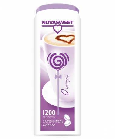 Novasweet® Заменитель сахара - 1200 таблеток 72г — 65fit
