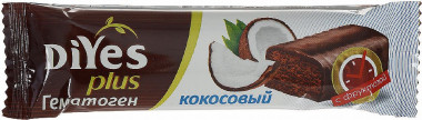 DiYes Гематоген Кокосовый с фруктозой 35г &mdash; 65fit