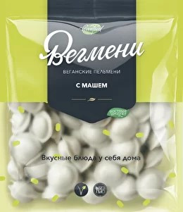 ВЕГМЕНИ Веганские пельмени с машем 450г фото 1 — 65fit