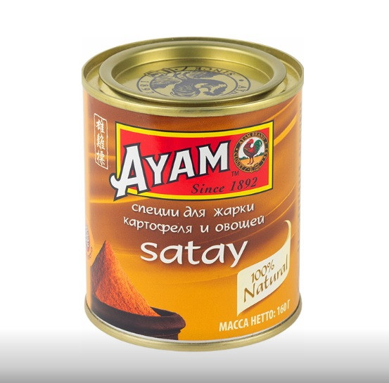 AYAM Специи для жарки картофеля и овощей "Сатай" 160мл фото 1 — 65fit