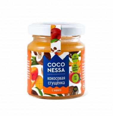 COCONESSA Кокосовая сгущенка &quot;Манго&quot; 110гр — 65fit