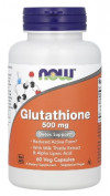 #NOW Glutathione 500 mg 60 Veg Capsules фото 2 — 65fit