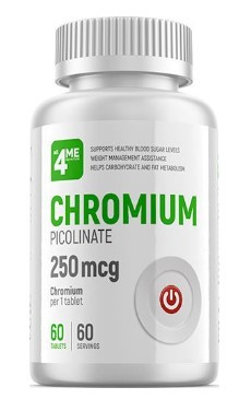 #ALL4ME Chromium Picolinate 250 mcg 60 table фото 1 — 65fit