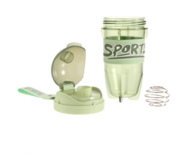 Шейкер спортивный для коктейлей, 600 мл, 20 х 10 х 7 см   10638998 &mdash; 65fit
