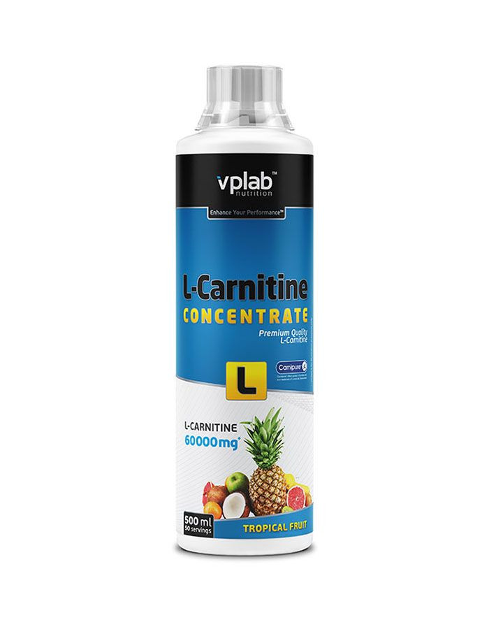 VPLAB L-CARNITINE Концентрат жидкий Тропические фрукты 500 мл фото 1 — 65fit
