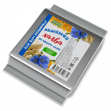 КОМПАС ЗДОРОВЬЯ Льняная халва из белого льна 250г &mdash; 65fit