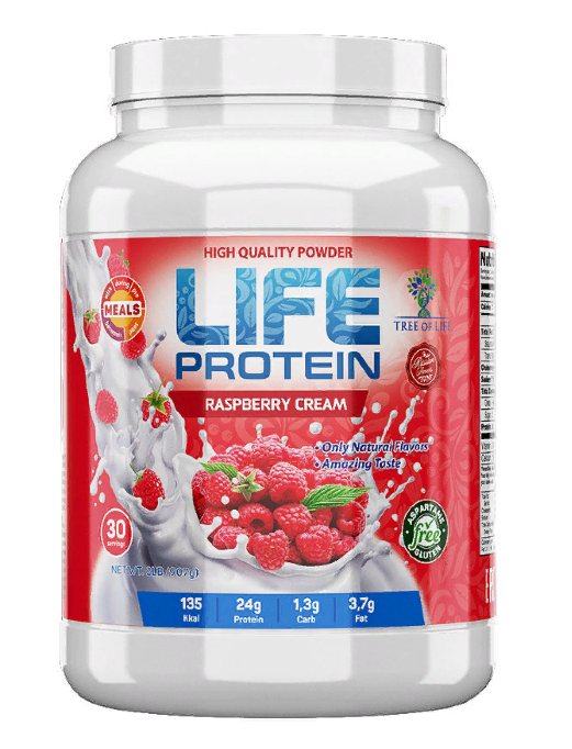 Life Protein Raspberry Cream 907g, Tree of life фото 1 — 65fit