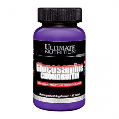Glucosamine &amp;Chondroitin 60tab, Ultimate Nutrition — 65fit