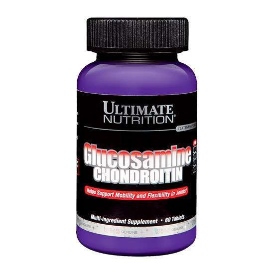 Glucosamine &Chondroitin 60tab, Ultimate Nutrition фото 1 — 65fit