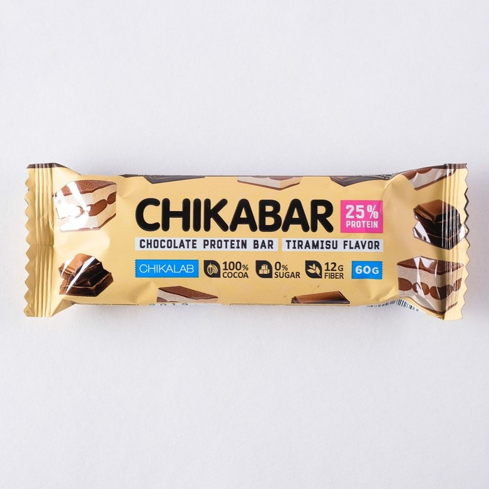 CHIKALAB Chikabar Батончик глазированный "Тирамису" 60г