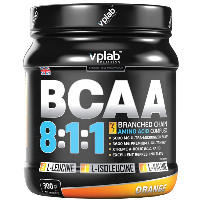 BCAA 8:1:1 Натуральный 300гр, vplab фото 1 — 65fit