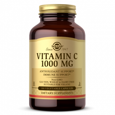 SOLGAR Vitamin C 1000 mg 100 Vegetable Capsules — 65fit