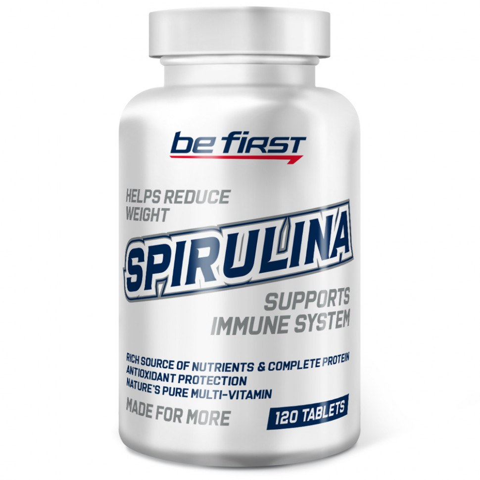 BE FIRST Spirulina 60 tabs фото 1 — 65fit