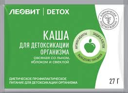 ЛЕОВИТ DETOX Каша овсяная со льном. яблоком и и свеклой саше 27г фото 1 — 65fit