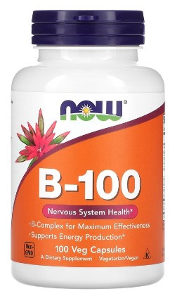 #NOW Vitamin B-100 100 vCap фото 1 — 65fit