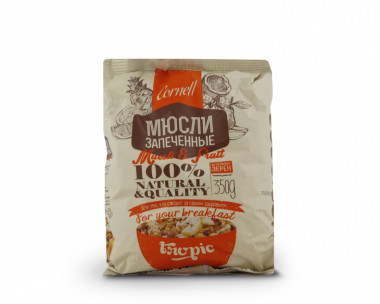 Мюсли запеченные Тропик 350гр, Cornell — 65fit