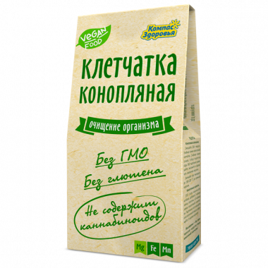 КОМПАС ЗДОРОВЬЯ Клетчатка конопляная 150г — 65fit