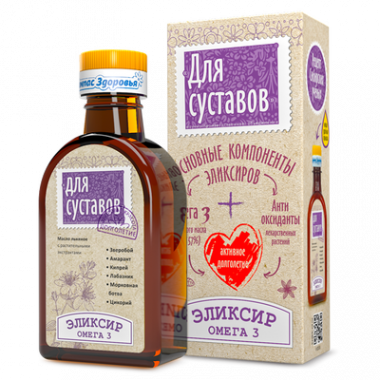 Масло льняное Для суставов 200мл, Компас здоровья — 65fit