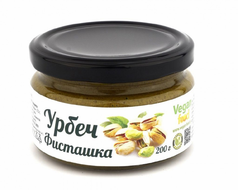 VEGAN FOOD Урбеч фисташковый 200г фото 1 — 65fit