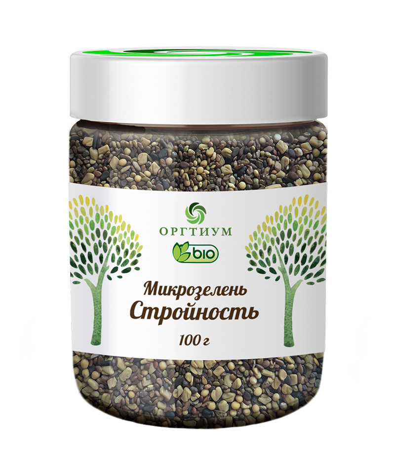 ОРГТИУМ Микрозелень Стройность (микс семян) 100г фото 1 — 65fit