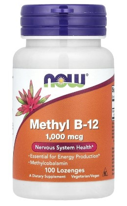 #NOW Methyl B-12 1000mg 100 Caps фото 1 — 65fit