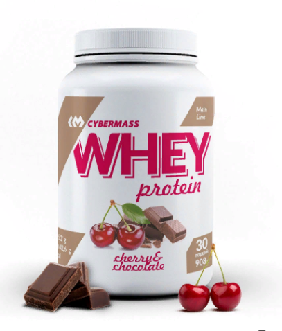 #Cybermass Whey банка 908g Вишня-Шоколад фото 1 — 65fit