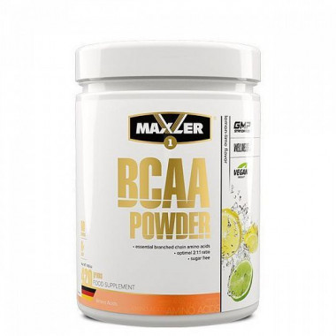 #MAXLER Аминокислоты BCAA 2:1:1 Powder без сахара 420гр Лимон-Лайм — 65fit
