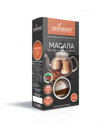 POLEZZNO Масала, смесь для приготовления чая 100г — 65fit