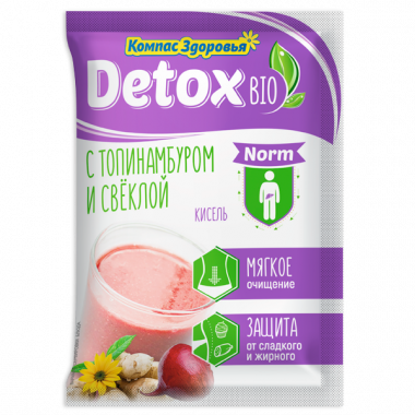 КОМПАС ЗДОРОВЬЯ Кисель заварной с топинамбуром и свеклой 25г — 65fit