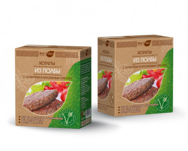 ВАСТЭКО Котлеты из полбы с кунжутом и мускатным орехом 200г — 65fit