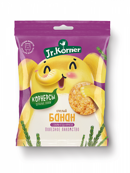 JR.KORNER Хлебцы Рисовые мини с бананом 30 г фото 1 — 65fit