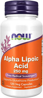 NOW Alpha Lipoic Acid 250 mg 60 Veg Capsules — 65fit