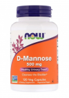 #NOW D-Mannose 500mg 120 sgels фото 1 — 65fit