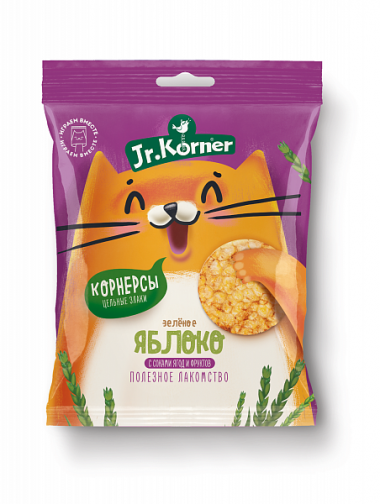 JR.KORNER Хлебцы Рисовые мини с яблочным соком 30 г — 65fit