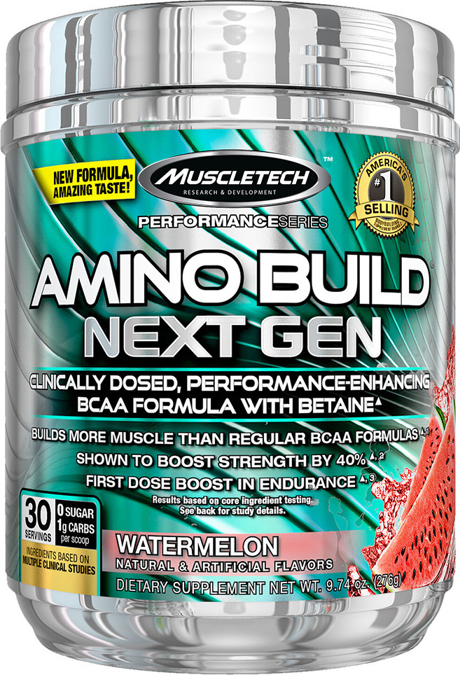 Amino Build Next Gen арбуз 263гр, MuscleTech фото 1 — 65fit