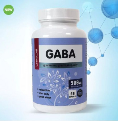 CHIKALAB GABA 500mg 60 capsules — 65fit