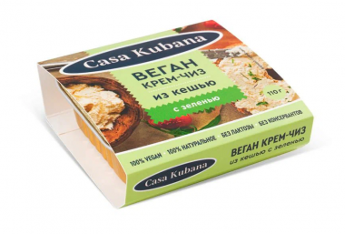 CASA KUBANA Ореховая паста &quot;Крем-Чиз с зеленью&quot; 110г — 65fit
