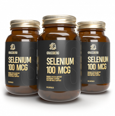 #GRASSBERG  Selenium 100mg 60cap — 65fit