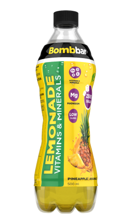 BOMBBAR Напиток б/а &quot;Лимонад со вкусом ананаса&quot; ПЭТ 500мл/12 — 65fit