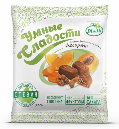 УМНЫЕ СЛАДОСТИ Конфеты ассорти 210г — 65fit