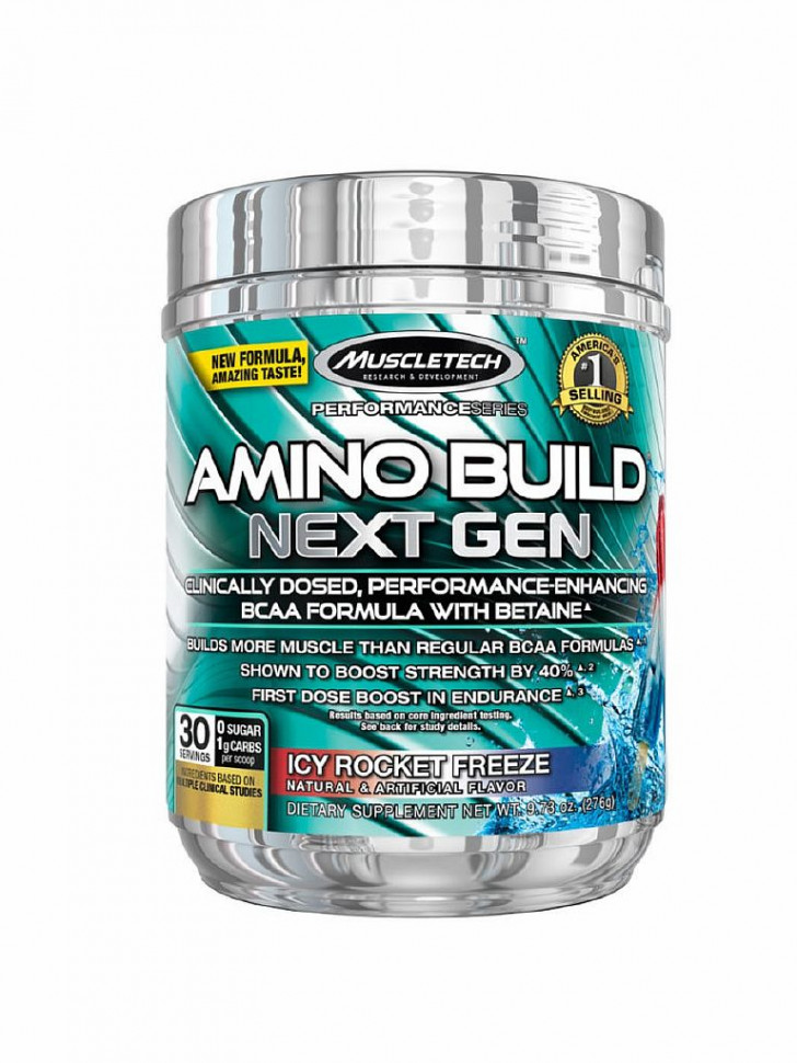 Amino Build Next Gen фруктовый лёд 263гр, MuscleTech фото 1 — 65fit