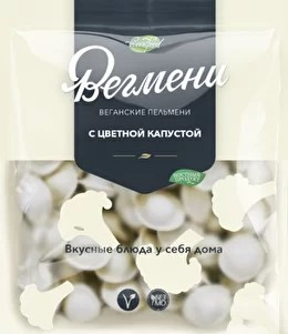 ВЕГМЕНИ Веганские пельмени с цветной капустой 450г — 65fit