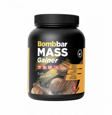 BOMBBAR Концентрат сухой для приготовления напитка. Гейнер &quot;Тройной шоколад&quot; 1000г — 65fit