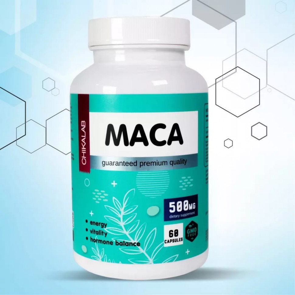 CHIKALAB MACA 500mg 60 capsules фото 1 — 65fit