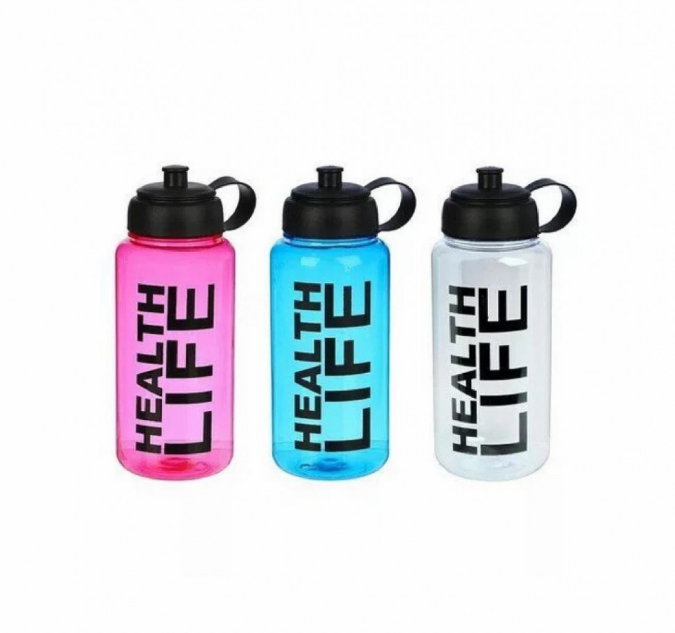 Бутылка для воды "Health Life" 1150ml микс фото 1 — 65fit