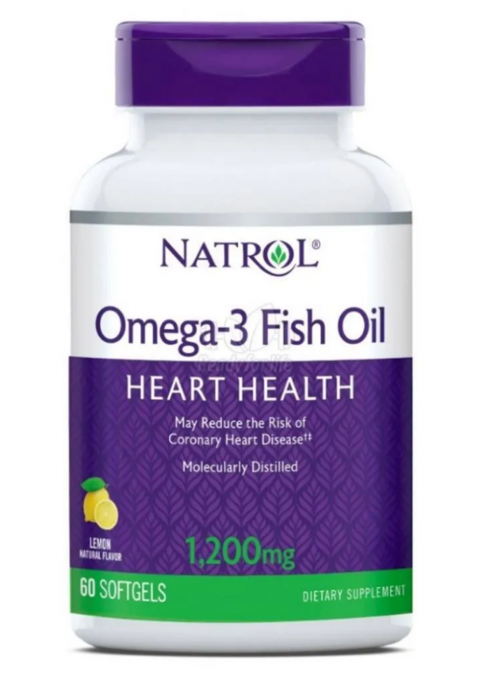 #NATROL Omega 3 1000mg 60 softgels фото 1 — 65fit